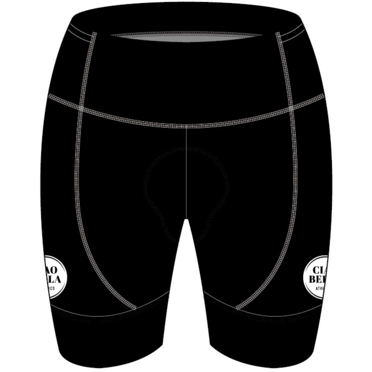 Triathlon Shorts - Black Pearl Design