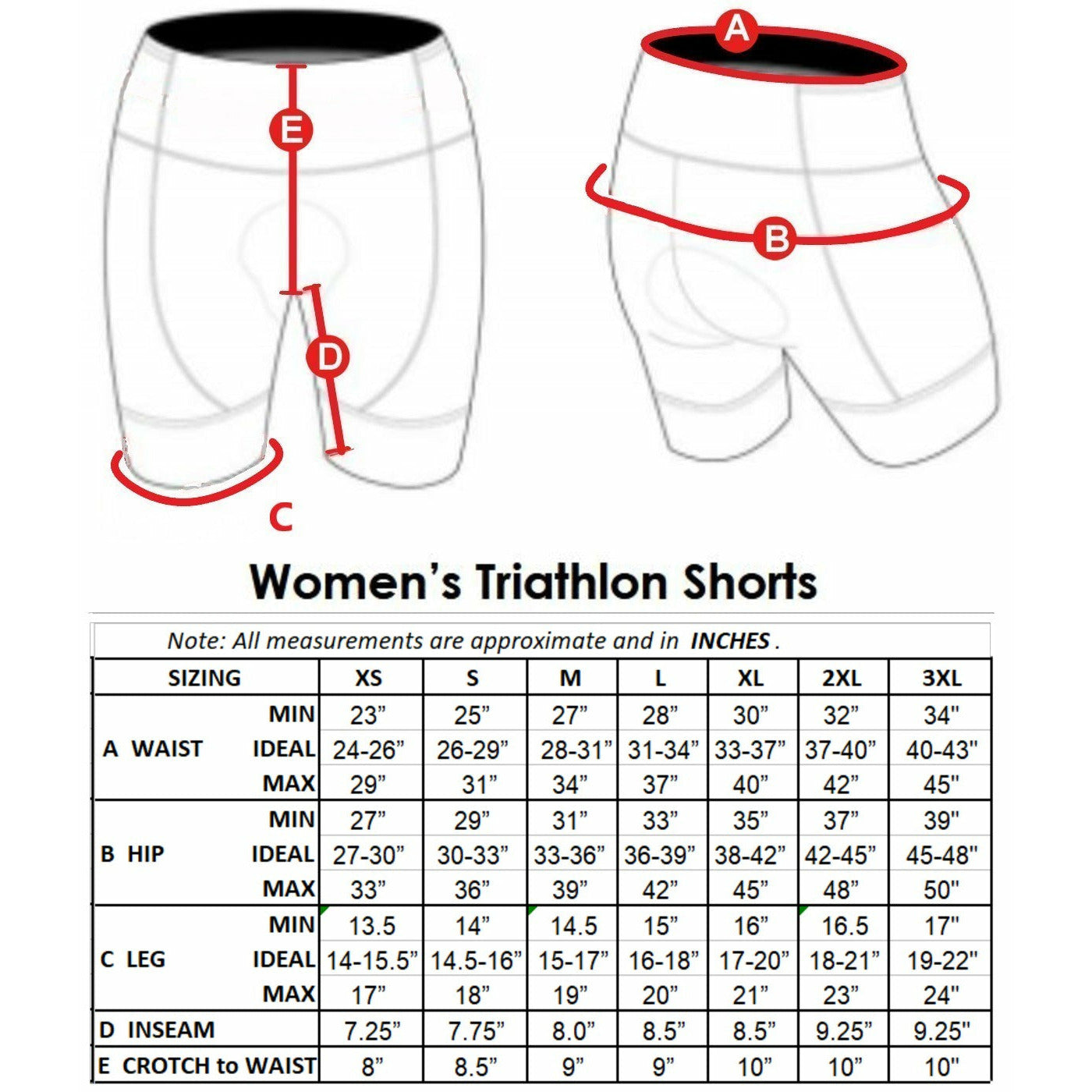 Triathlon Shorts - Blue Raspberry
